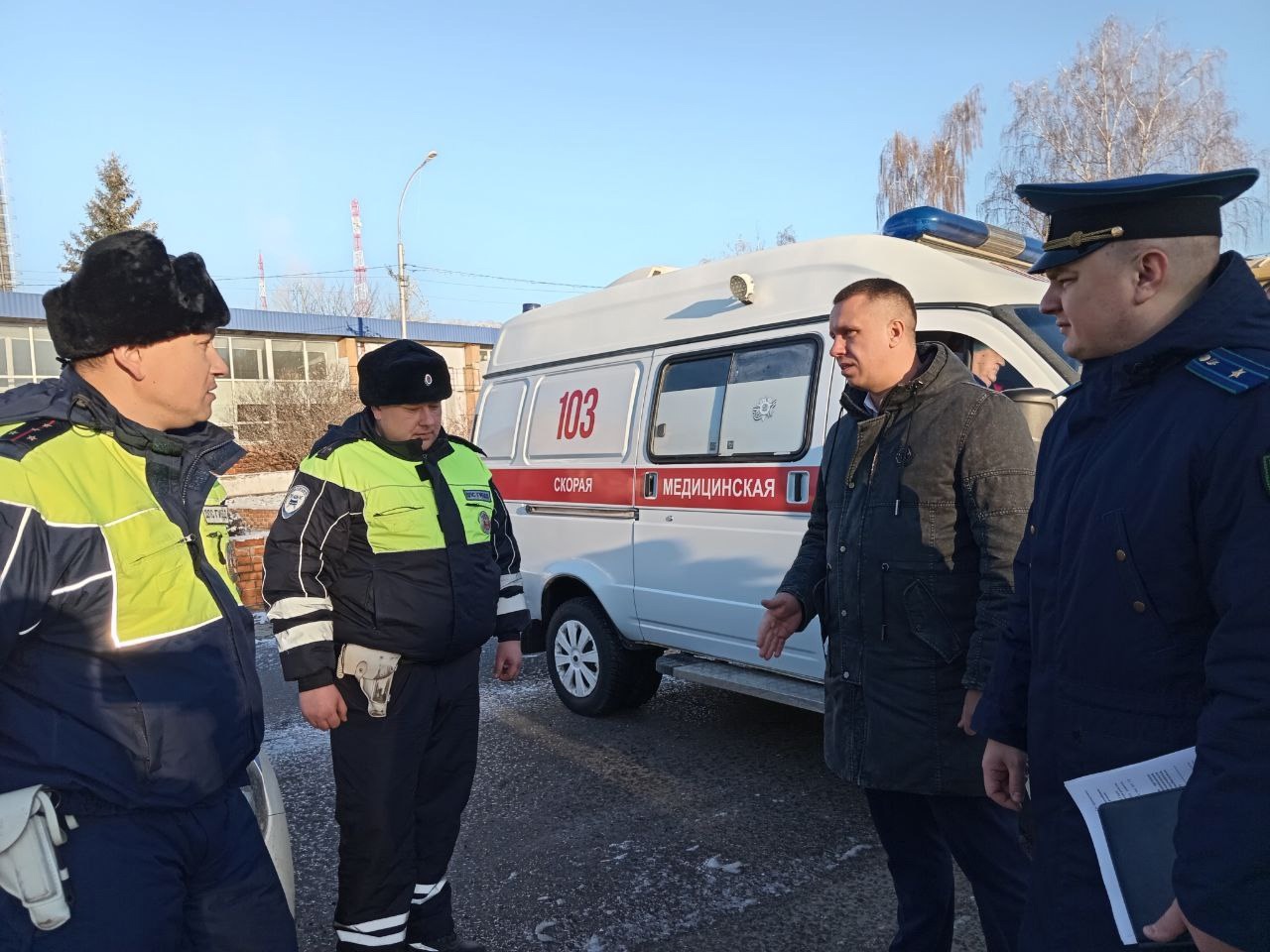 В преддверии зимнего периода в Лысых Горах прошла командно-штабная тренировка.