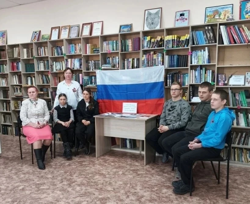В Чадаевке прошёл урок мужества, посвящённый участникам спецоперации.