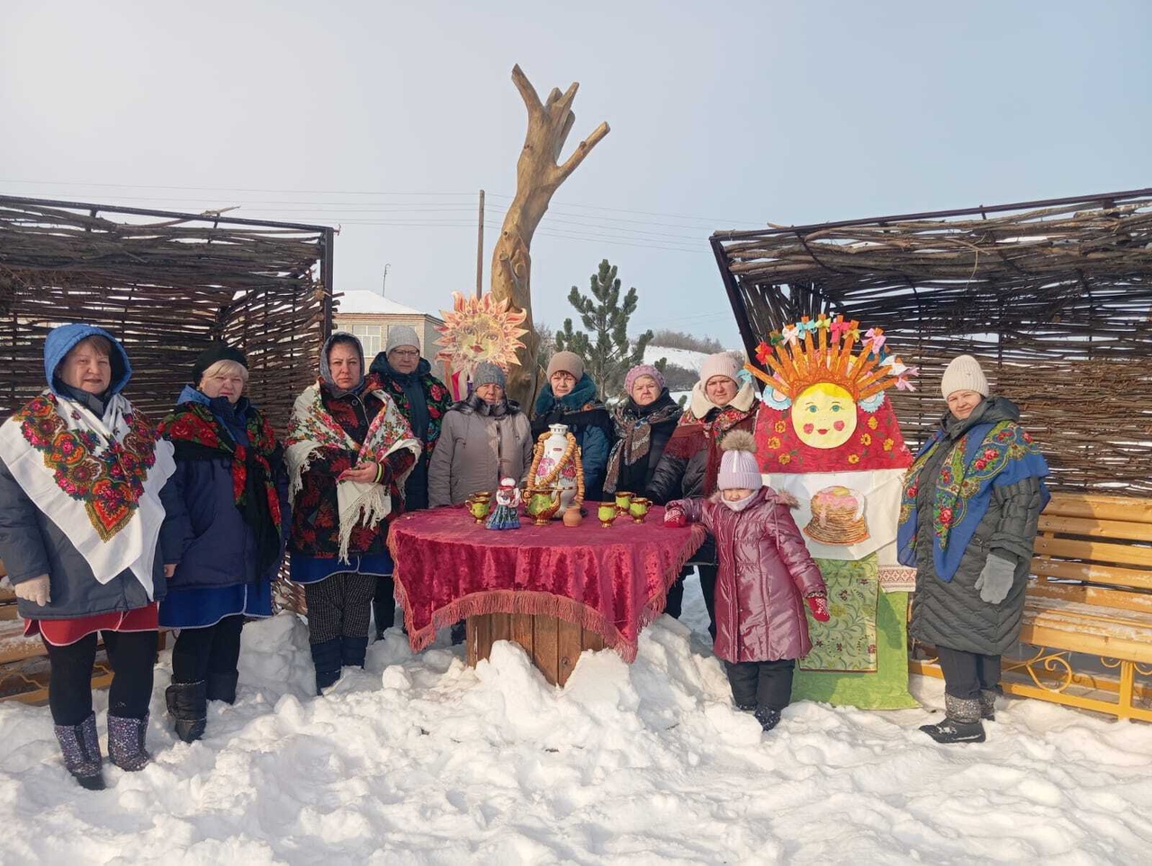 В с.Невежкино проходят мероприятия посвященные Масленице.