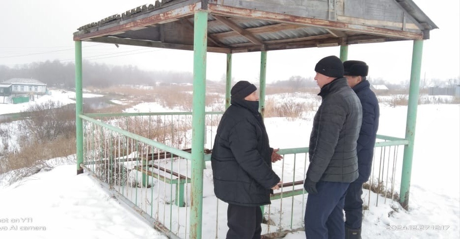 Глава района Сергей Фартуков посетил село Двоенка.