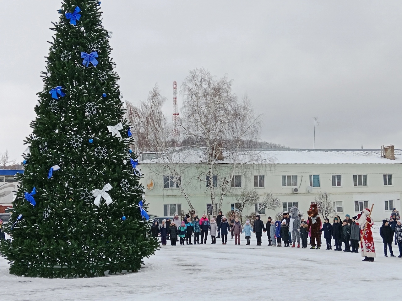 В Лысых Горах состоится открытие новогодней ёлки.