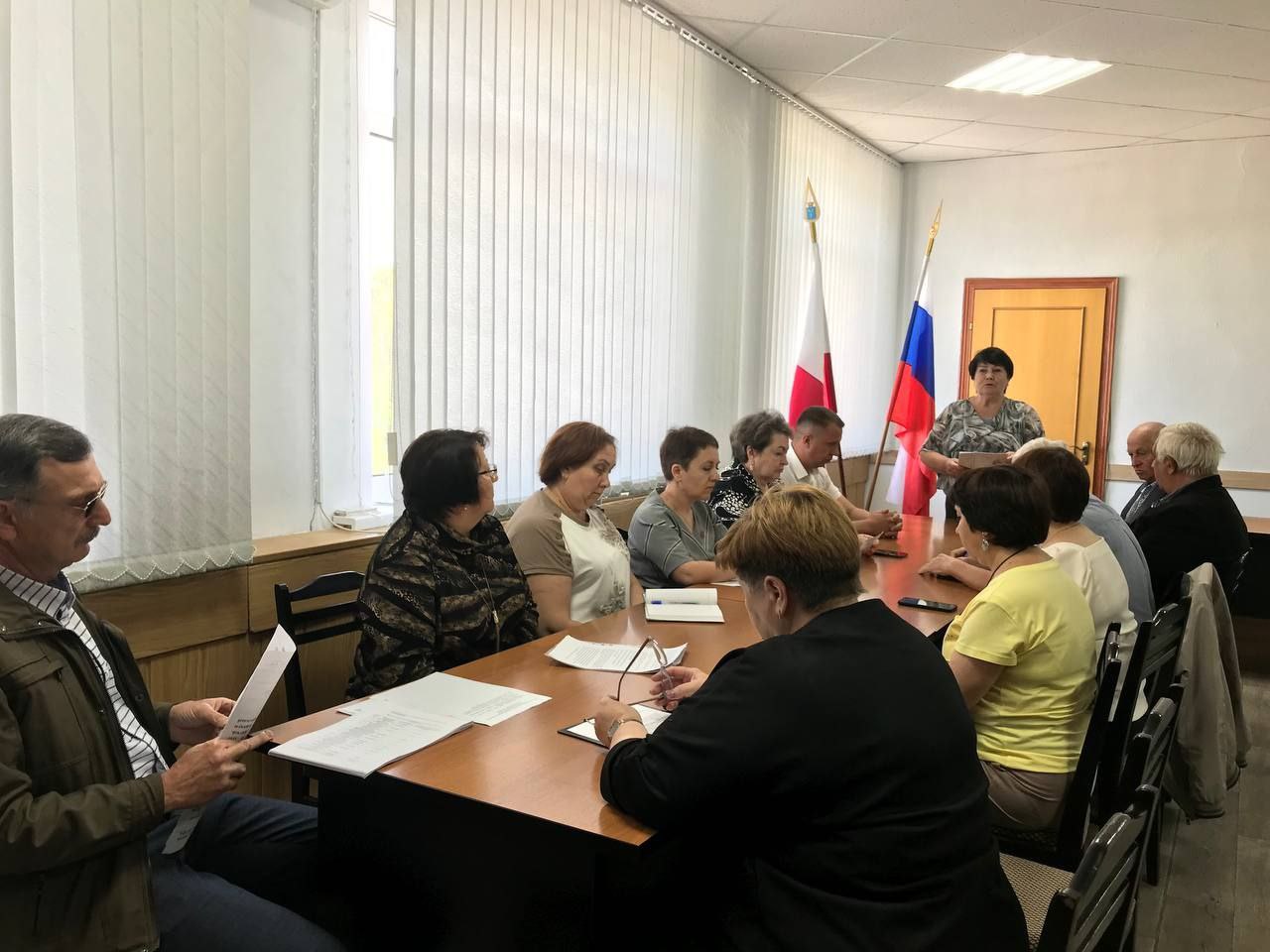 Состоялось заседание Общественного совета района.