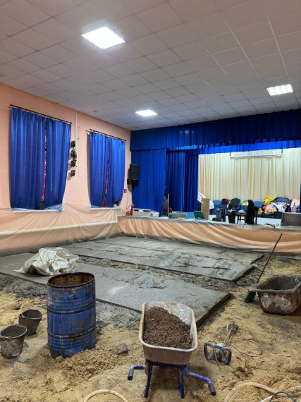 В Новокрасавском сельском Доме культуры приступили к ремонту полов. В Новокрасавском сельском Доме культуры приступили к ремонту полов.
